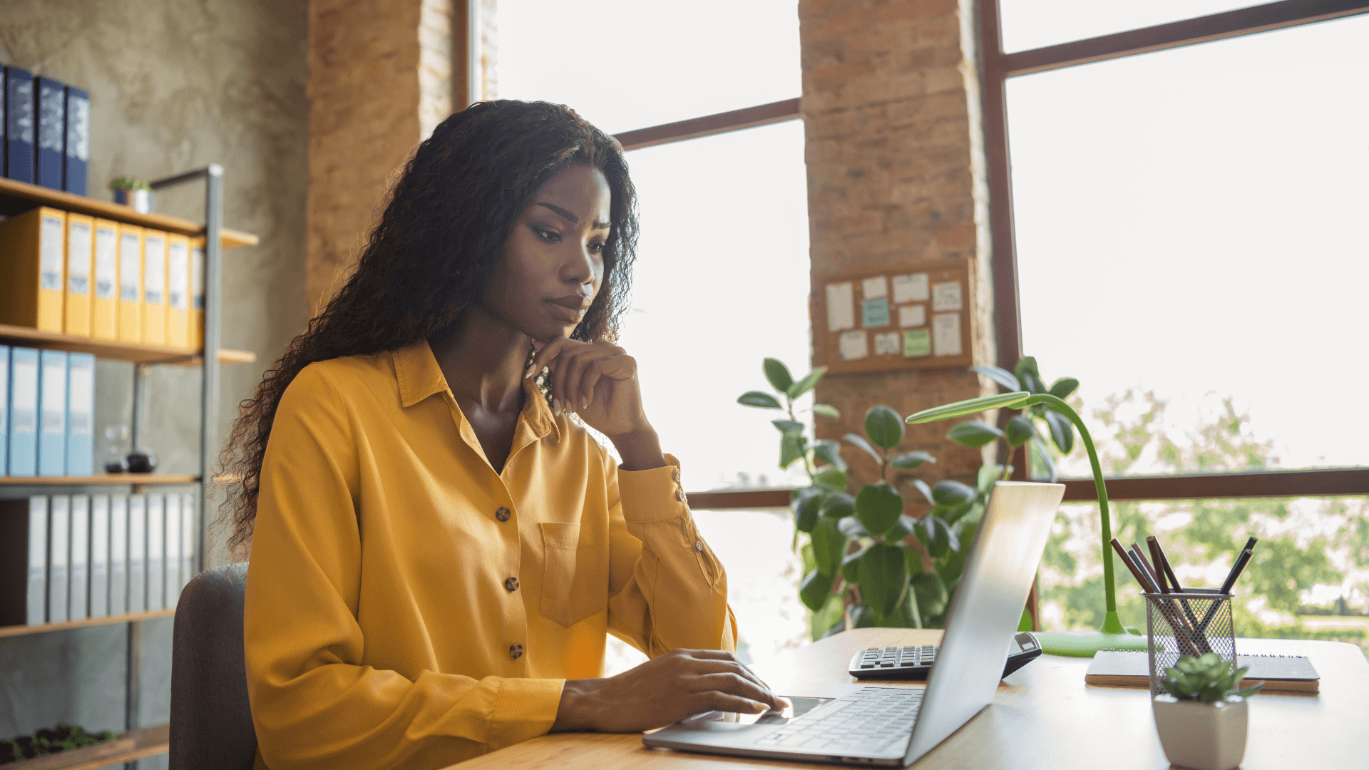 A confident agency owner, calm and in control